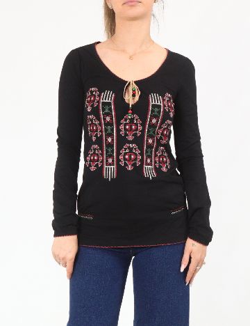 Bluza Bershka, negru