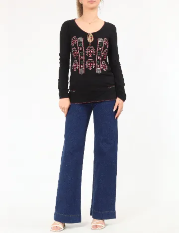 Bluza Bershka, negru
