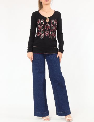 Bluza Bershka, negru
