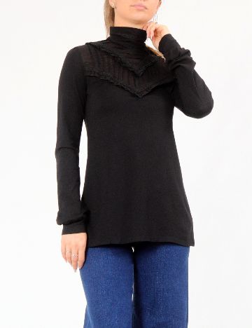 Bluza Bershka, negru