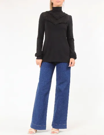 Bluza Bershka, negru