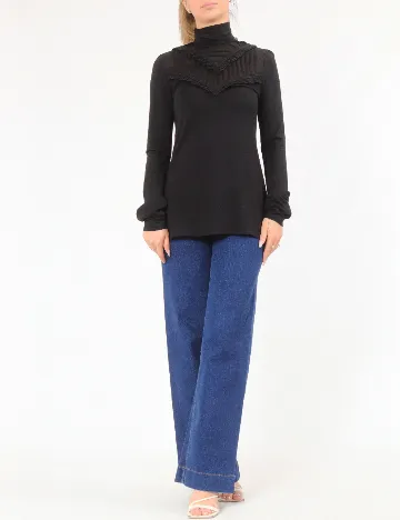 Bluza Bershka, negru