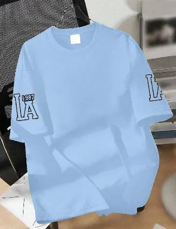 Tricou Shein Kids, bleu