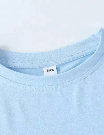 Tricou Shein Kids, bleu