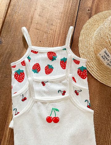 Set body 3 bucati Shein Kids, alb
