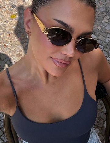 Ochelari de soare SHEIN, auriu