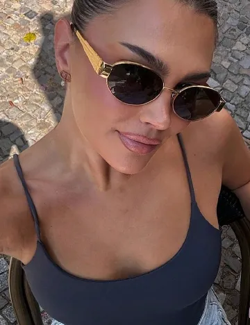 Ochelari de soare SHEIN, auriu