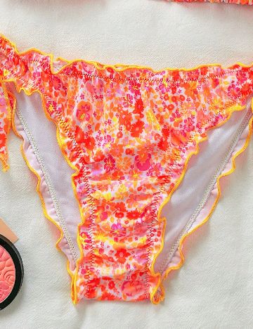 Costum de baie SHEIN, floral print
