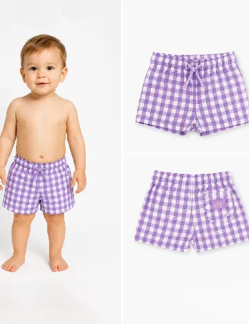 Short de baie Zara, mov