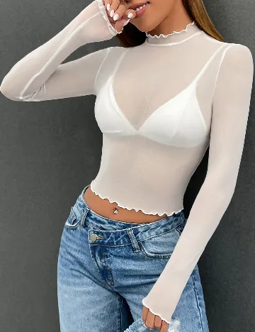 Bluza SHEIN, alb