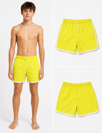 Short de baie Zara, galben