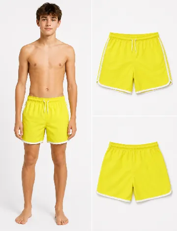 Short de baie Zara, galben