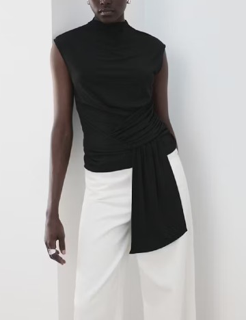 Bluza Mango, negru
