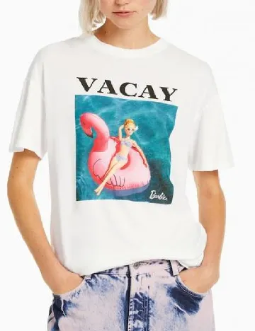 Tricou Bershka, alb
