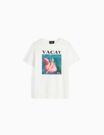 Tricou Bershka, alb