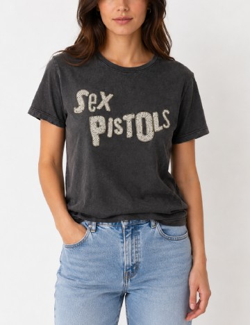 Tricou Oversize Bershka, gri