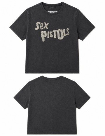 Tricou Oversize Bershka, gri