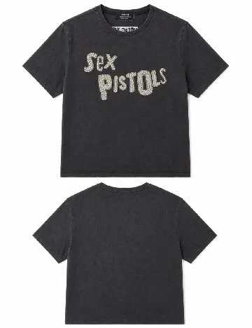 Tricou Oversize Bershka, gri