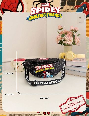 Borseta Shein Kids, negru