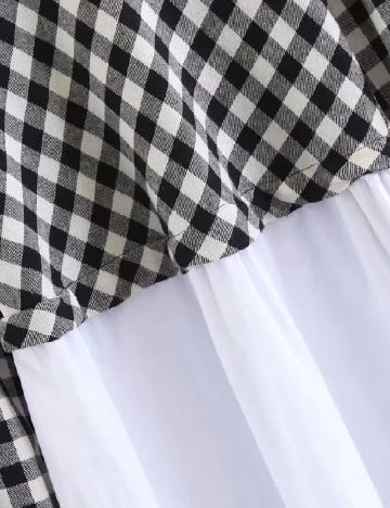 Bluza Zara, alb/negru