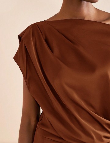 Rochie lunga SHEIN, maro