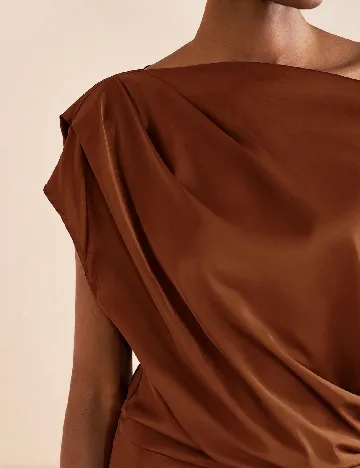 Rochie lunga SHEIN, maro