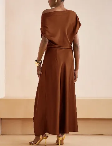 Rochie lunga SHEIN, maro