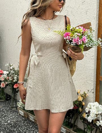 Rochie scurta SHEIN, bej