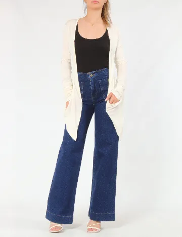 Blazer Bershka, crem