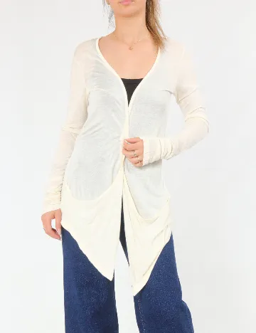 Blazer Bershka, crem