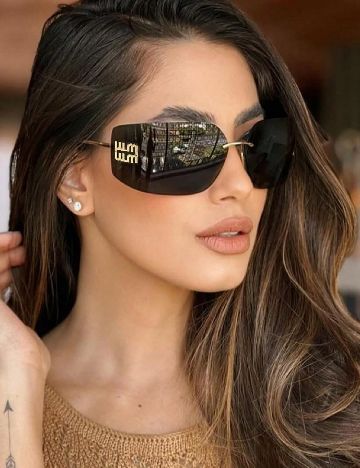 Ochelari de soare SHEIN, negru