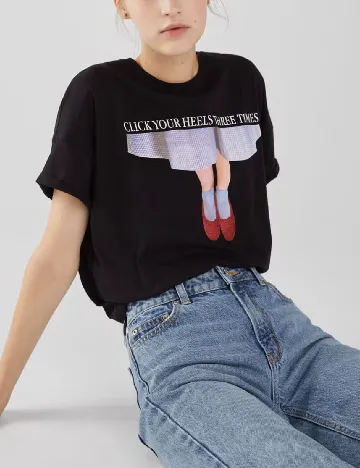 Tricou Bershka, negru