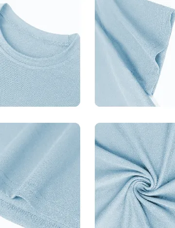 Tricou Shein Kids, bleu