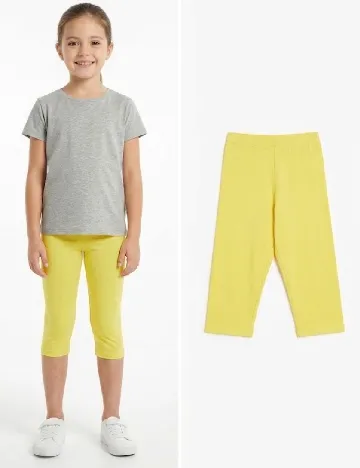 Colanti trei sferturi Zara, galben