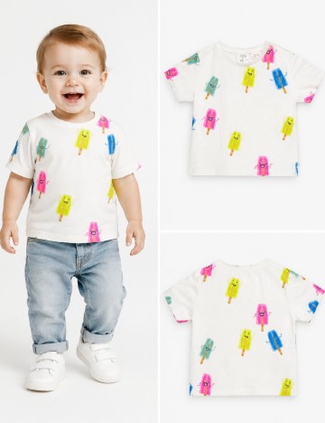 Tricou Zara, alb