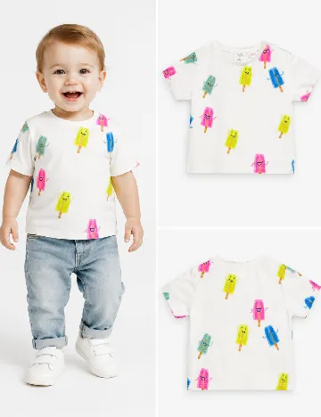 Tricou Zara, alb