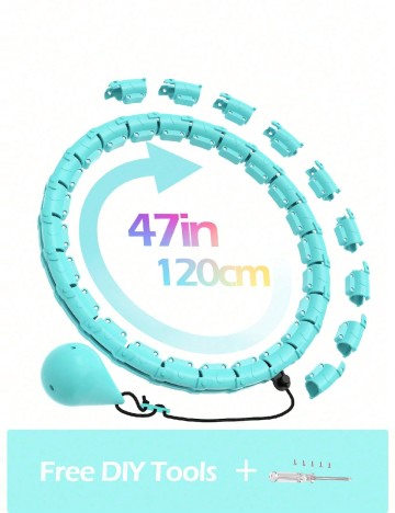Cerc fitness cu greutate SHEIN, bleu