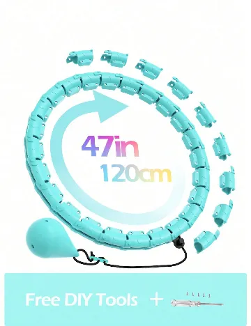 Cerc fitness cu greutate SHEIN, bleu
