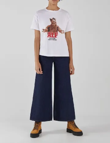 Tricou Bershka, alb