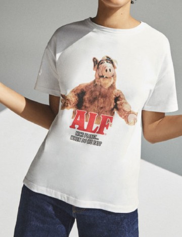 Tricou Bershka, alb