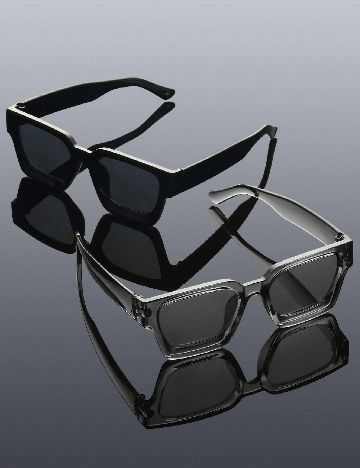 Set ochelari de soare 6 perechi SHEIN, mix culori