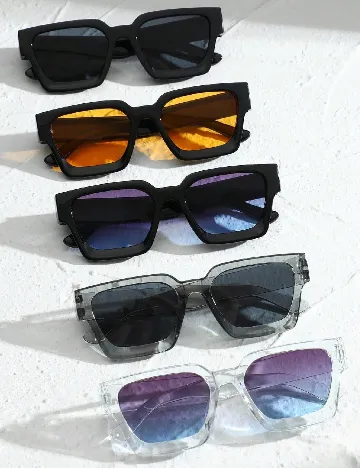 Set ochelari de soare 6 perechi SHEIN, mix culori