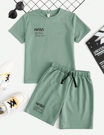Compleu Shein Kids, verde