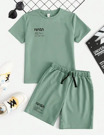 Compleu Shein Kids, verde
