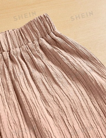 Pantaloni SHEIN, roz pudra