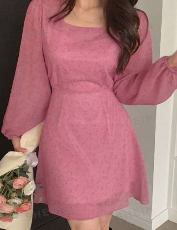 Rochie scurta Dazy, roz