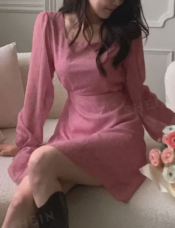 Rochie scurta Dazy, roz