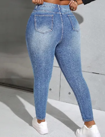 Blugi SHEIN CURVE, albastru
