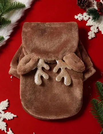 Haina pentru caini SHEIN, maro