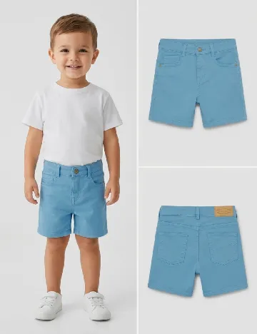 Pantaloni scurti Zara, albastru